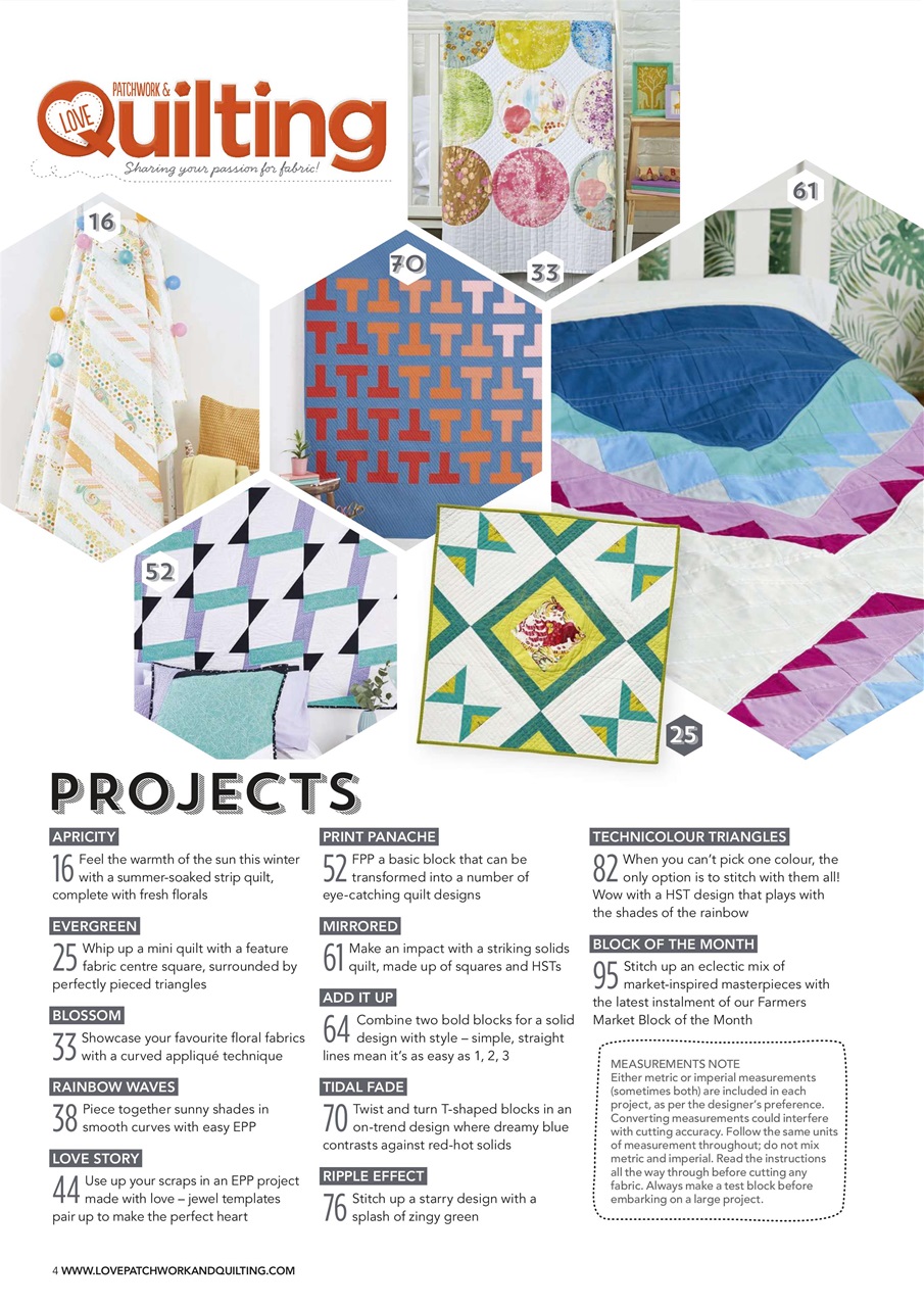 Love Patchwork & Quilting Preview Pages