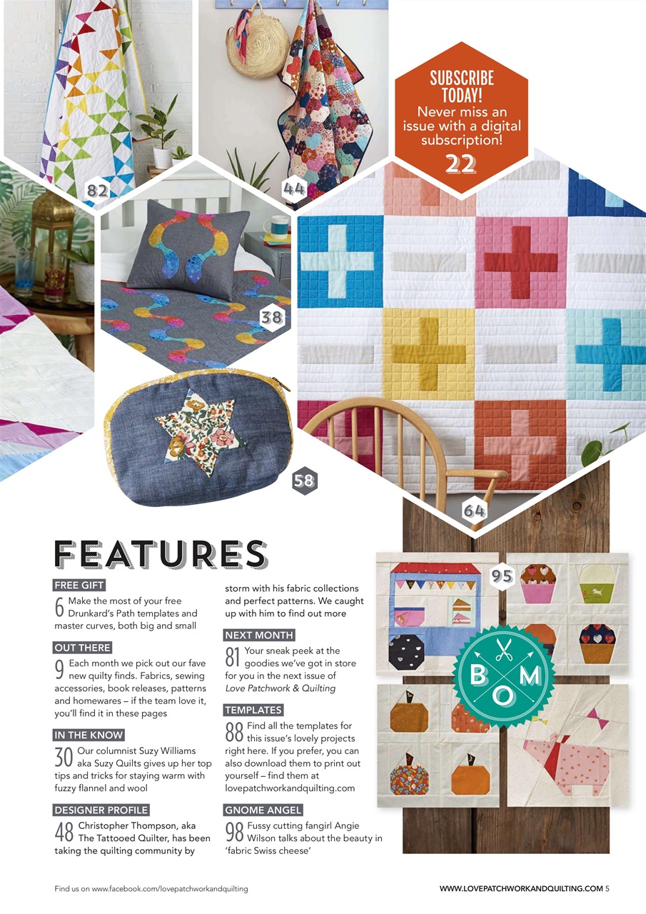 Love Patchwork & Quilting Preview Pages