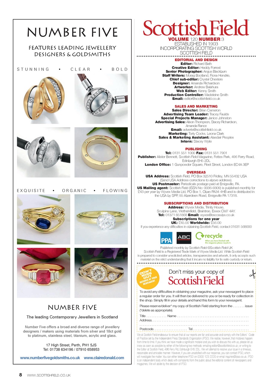 Scottish Field Preview Pages