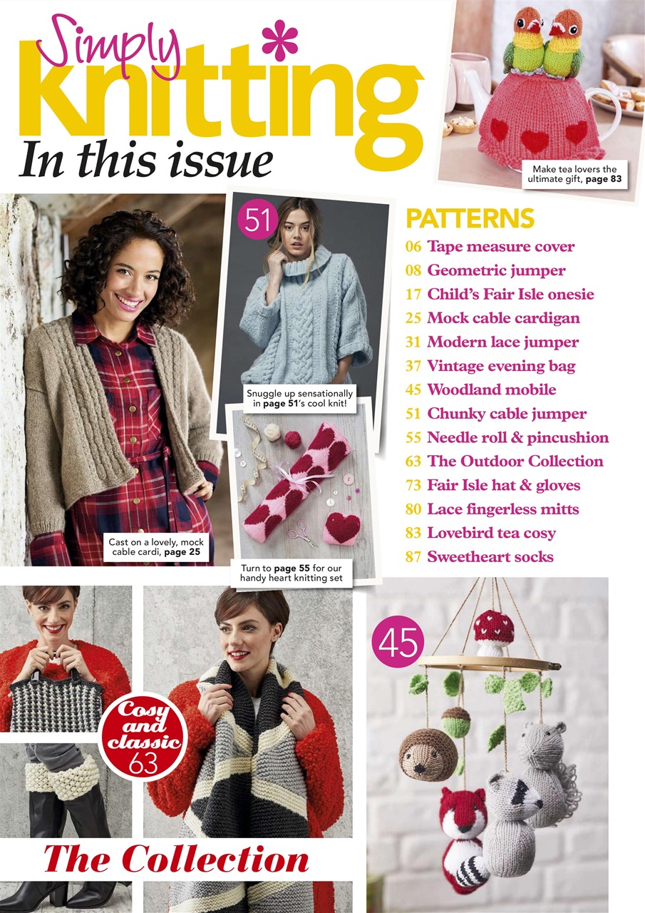 Simply Knitting Preview Pages