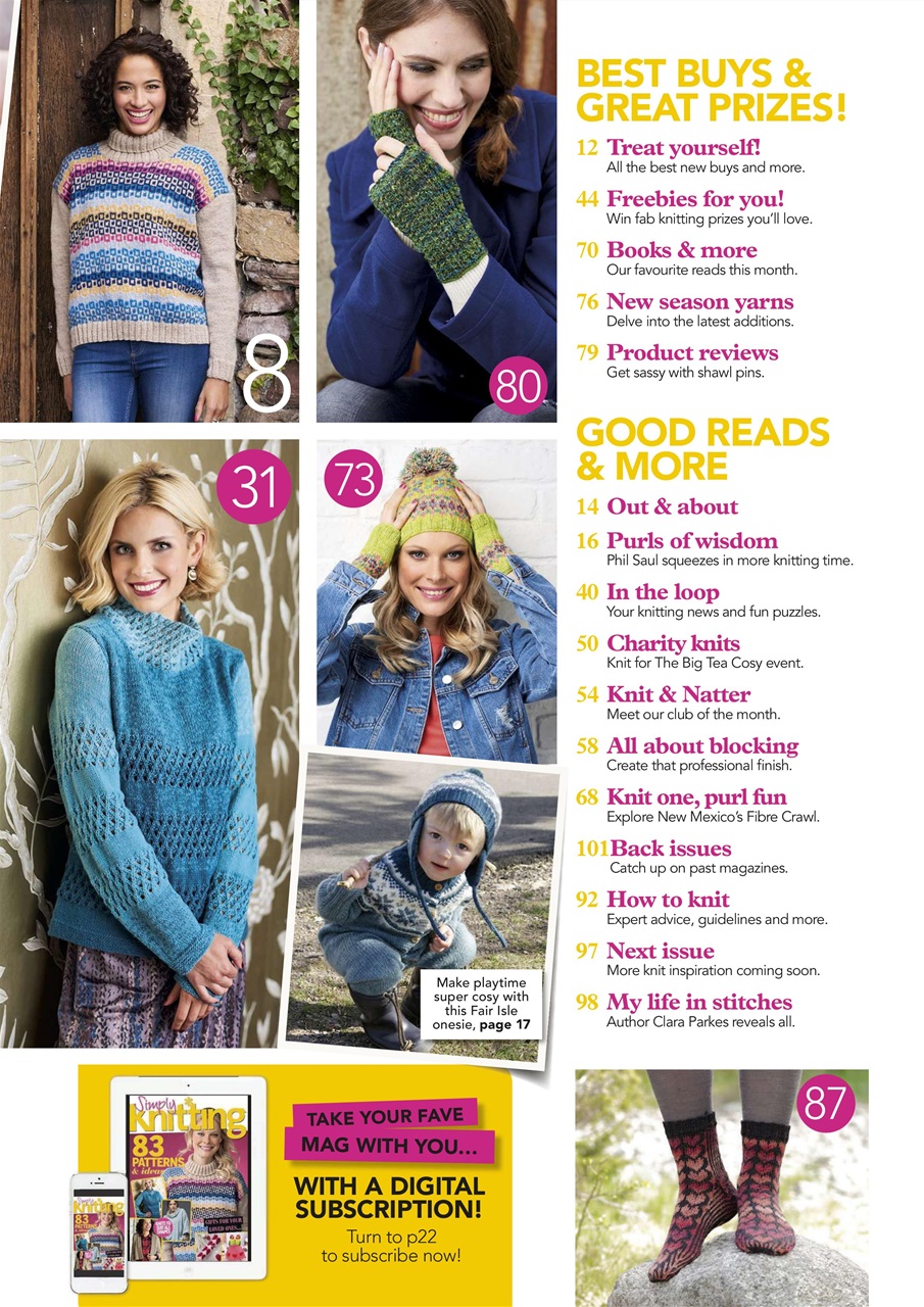 Simply Knitting Preview Pages