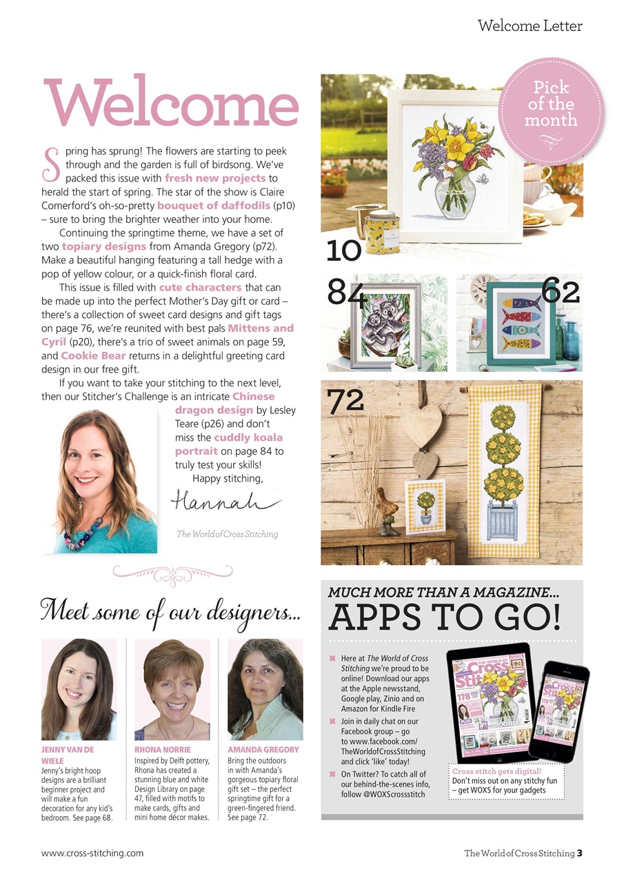 The World of Cross Stitching Preview Pages