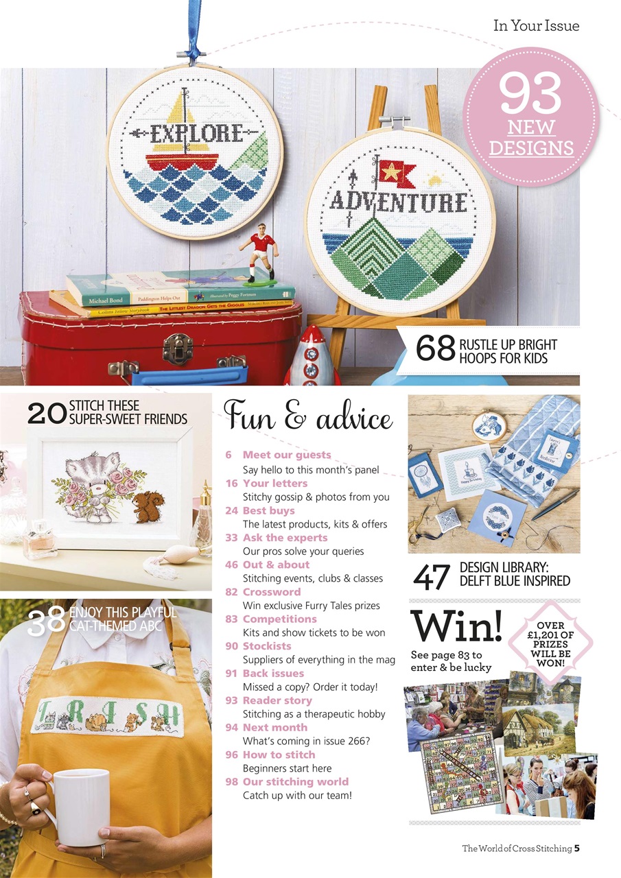 The World of Cross Stitching Preview Pages