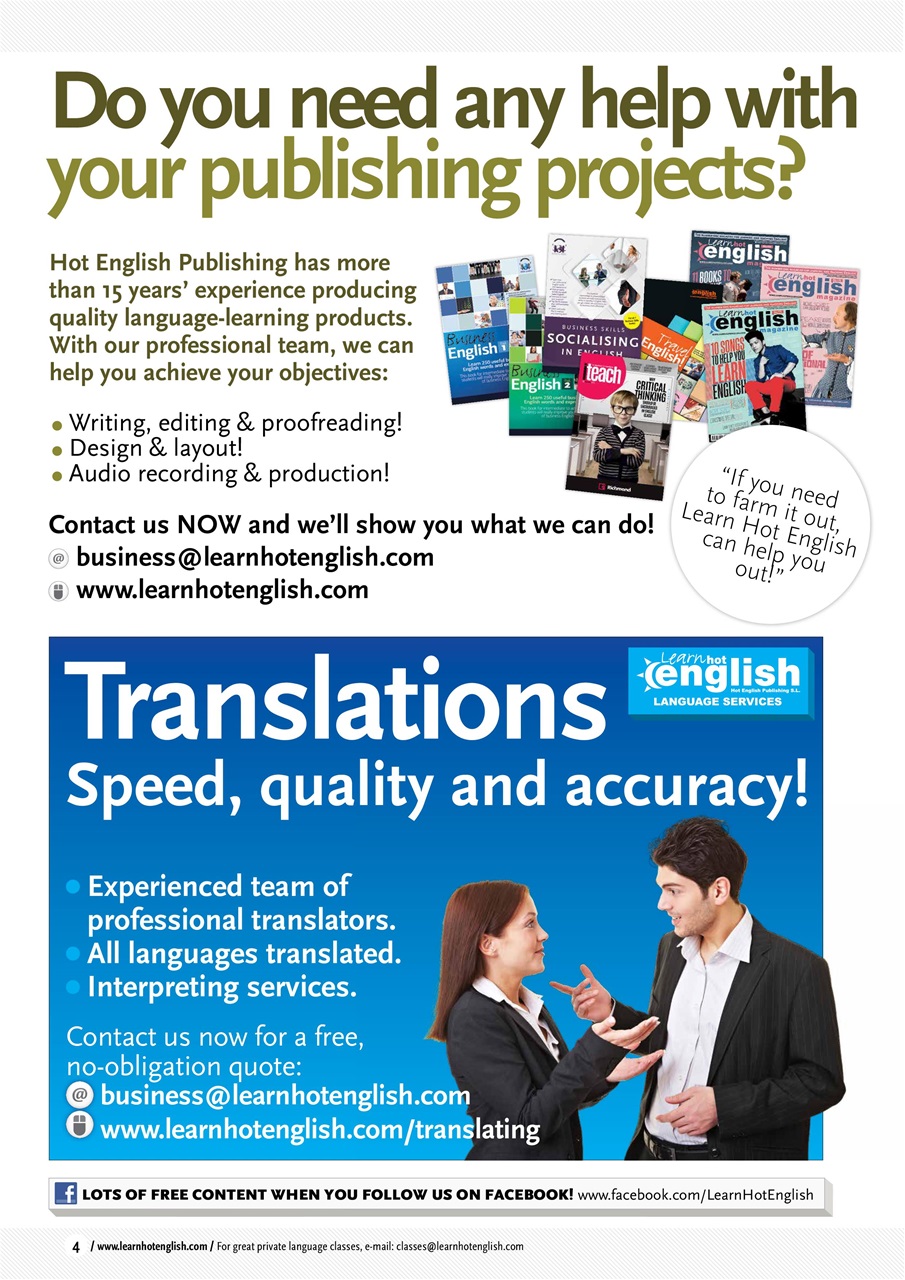 Learn Hot English Preview Pages