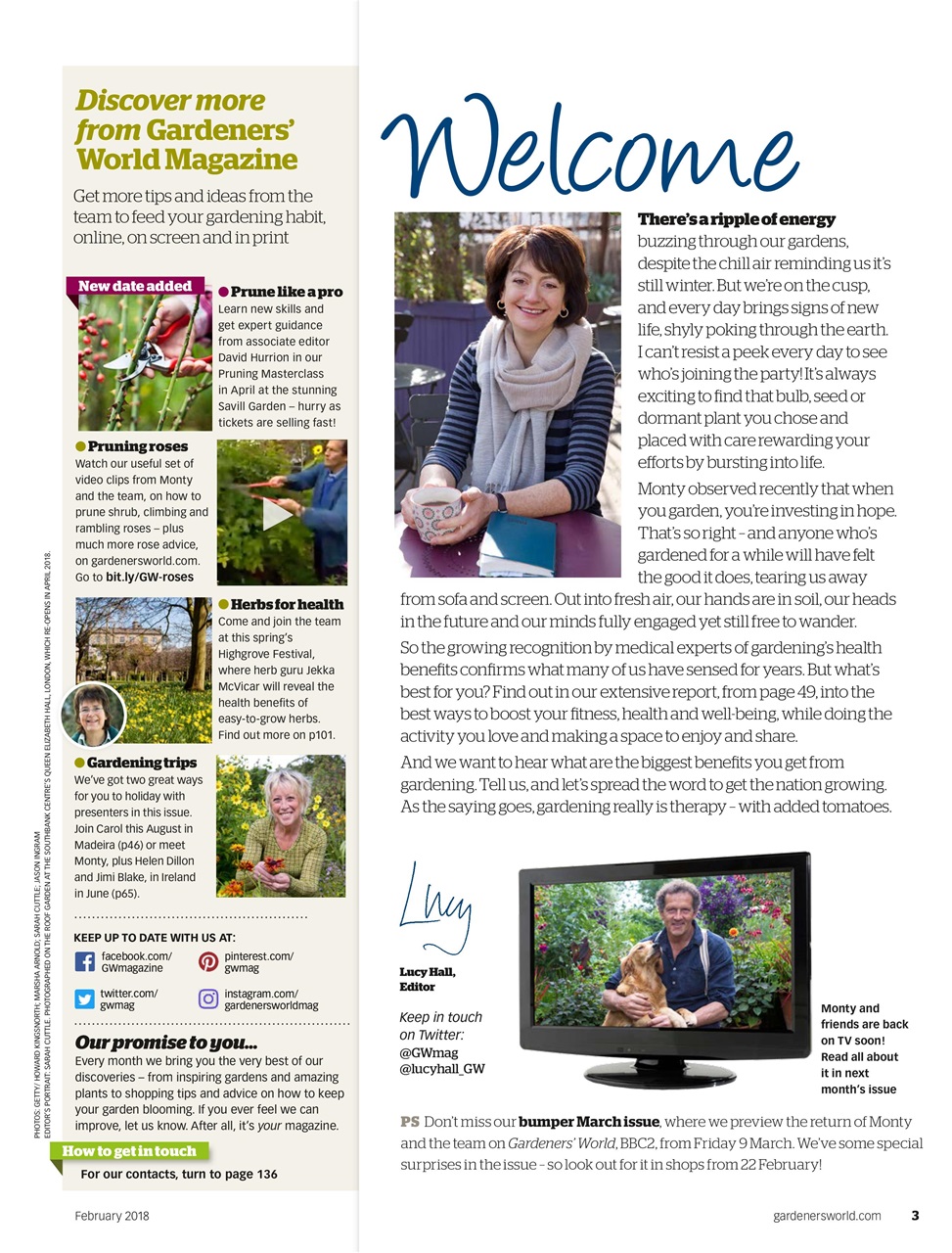 BBC Gardeners’ World Magazine Preview Pages