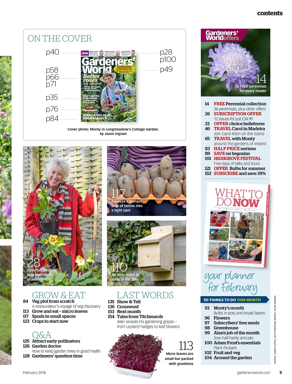 BBC Gardeners’ World Magazine Preview Pages