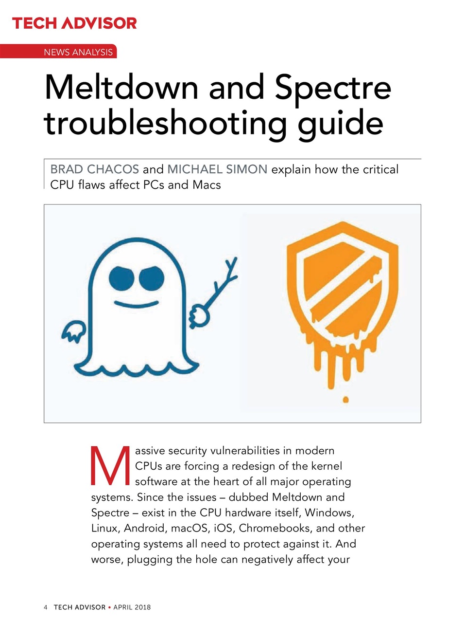 Tech Advisor Preview Pages