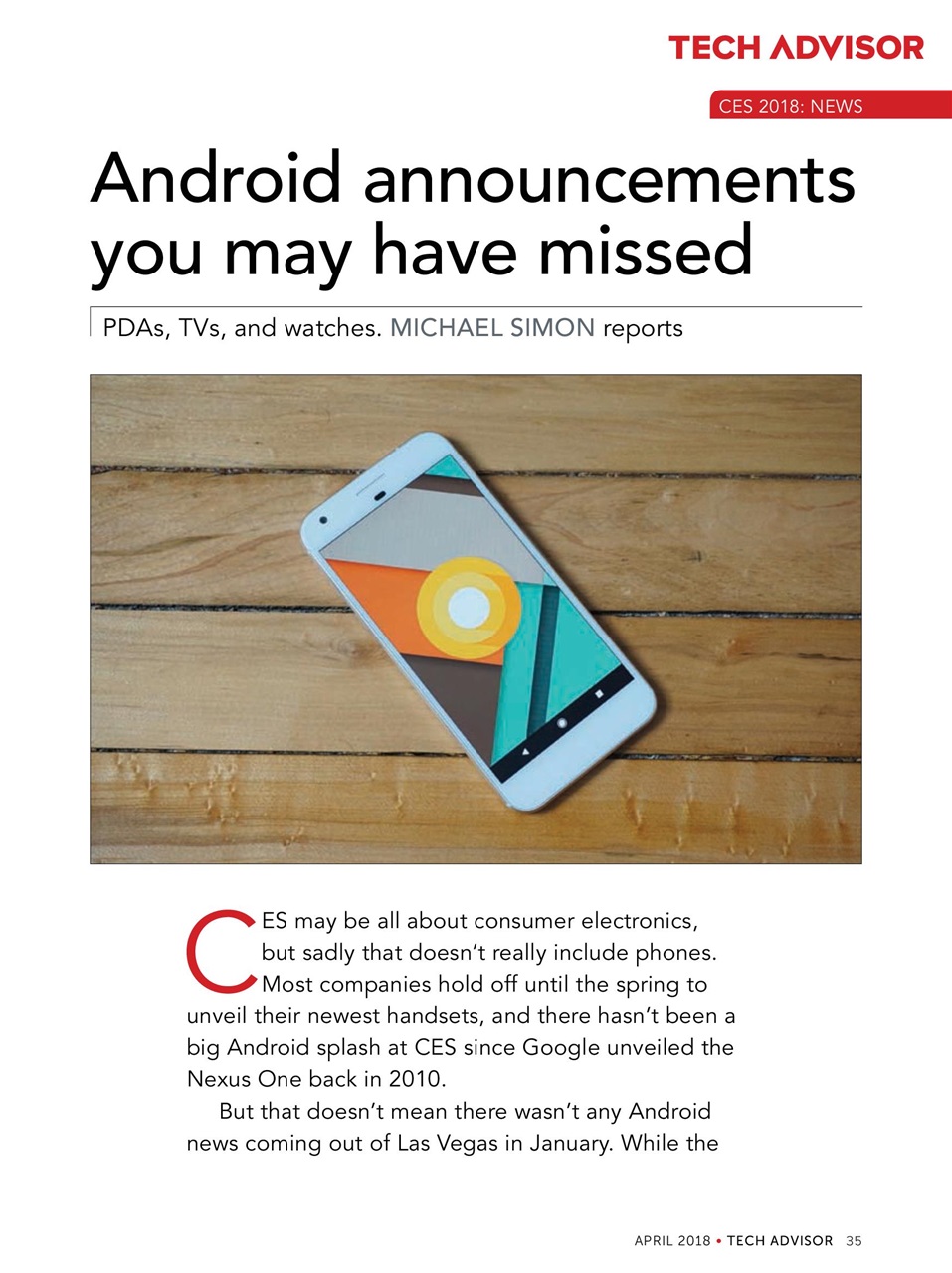 Tech Advisor Preview Pages
