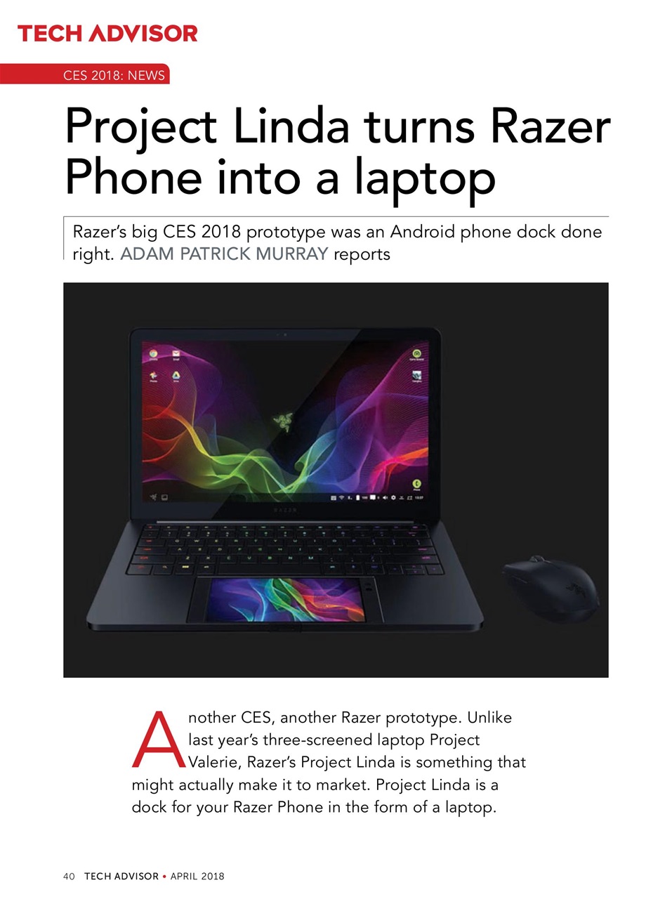 Tech Advisor Preview Pages