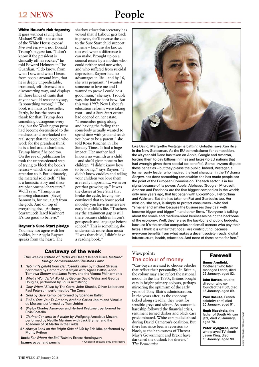 The Week Preview Pages