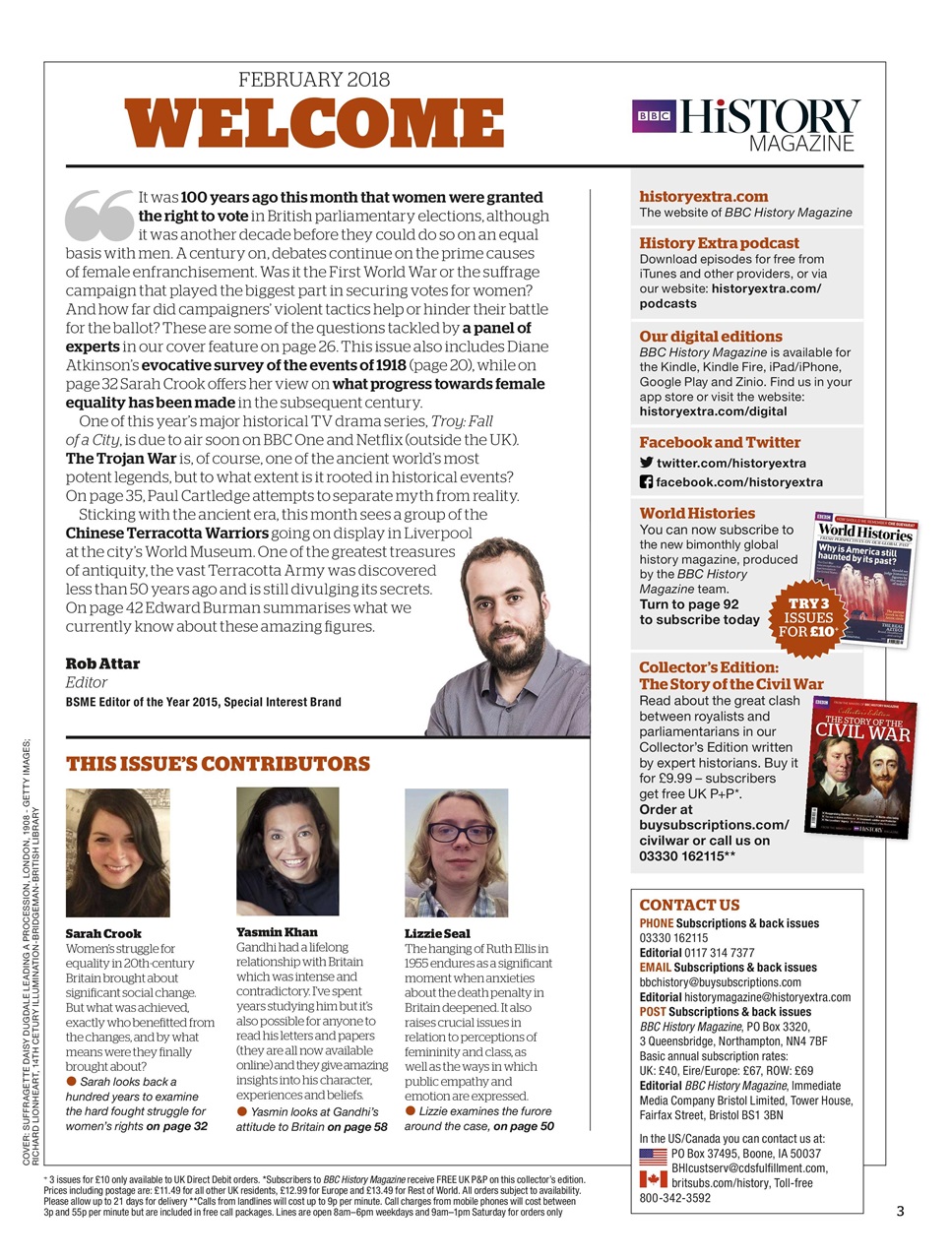 BBC History Magazine Preview Pages