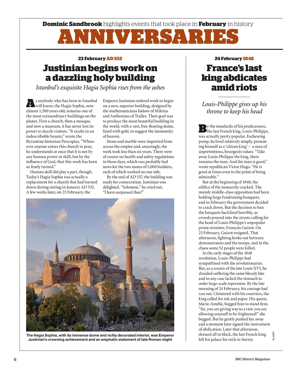 BBC History Magazine Preview Pages