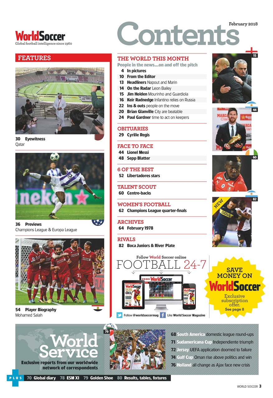 World Soccer Preview Pages