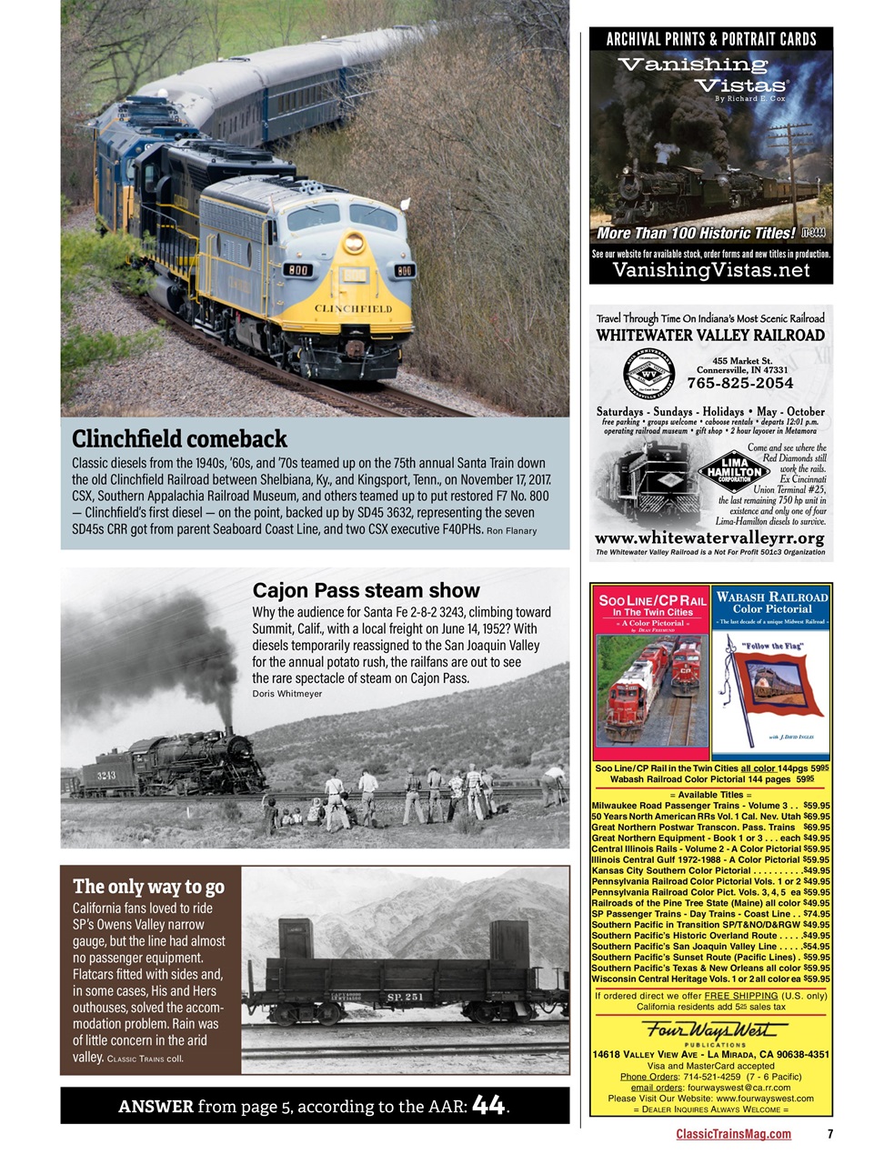 Classic Trains Preview Pages