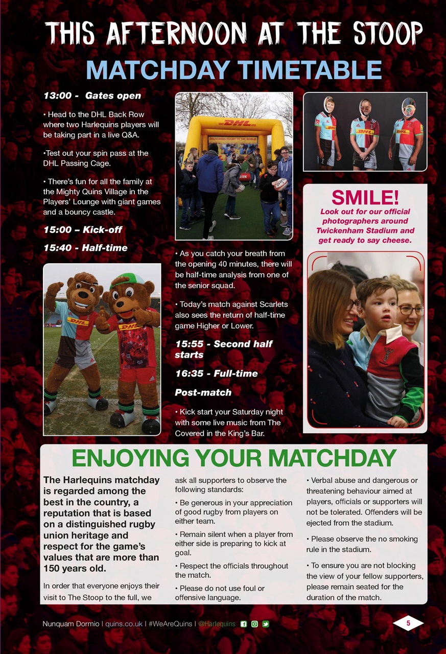 Harlequins Preview Pages