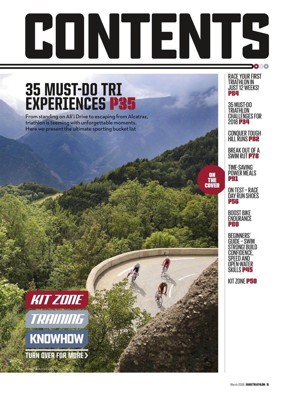 220 Triathlon Magazine Preview Pages