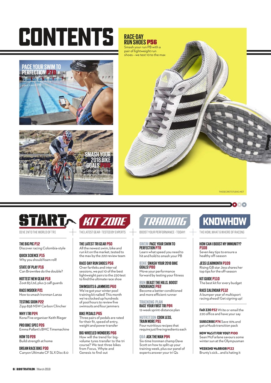 220 Triathlon Magazine Preview Pages