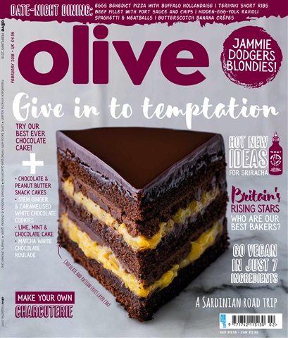 Olive Magazine issue February 2018