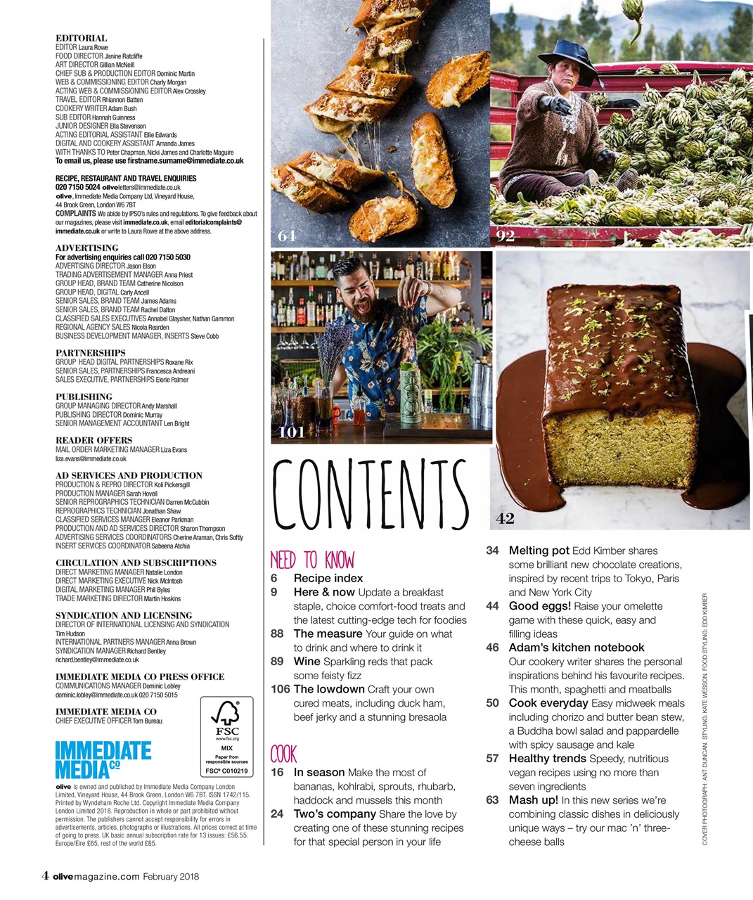 Olive Magazine Preview Pages