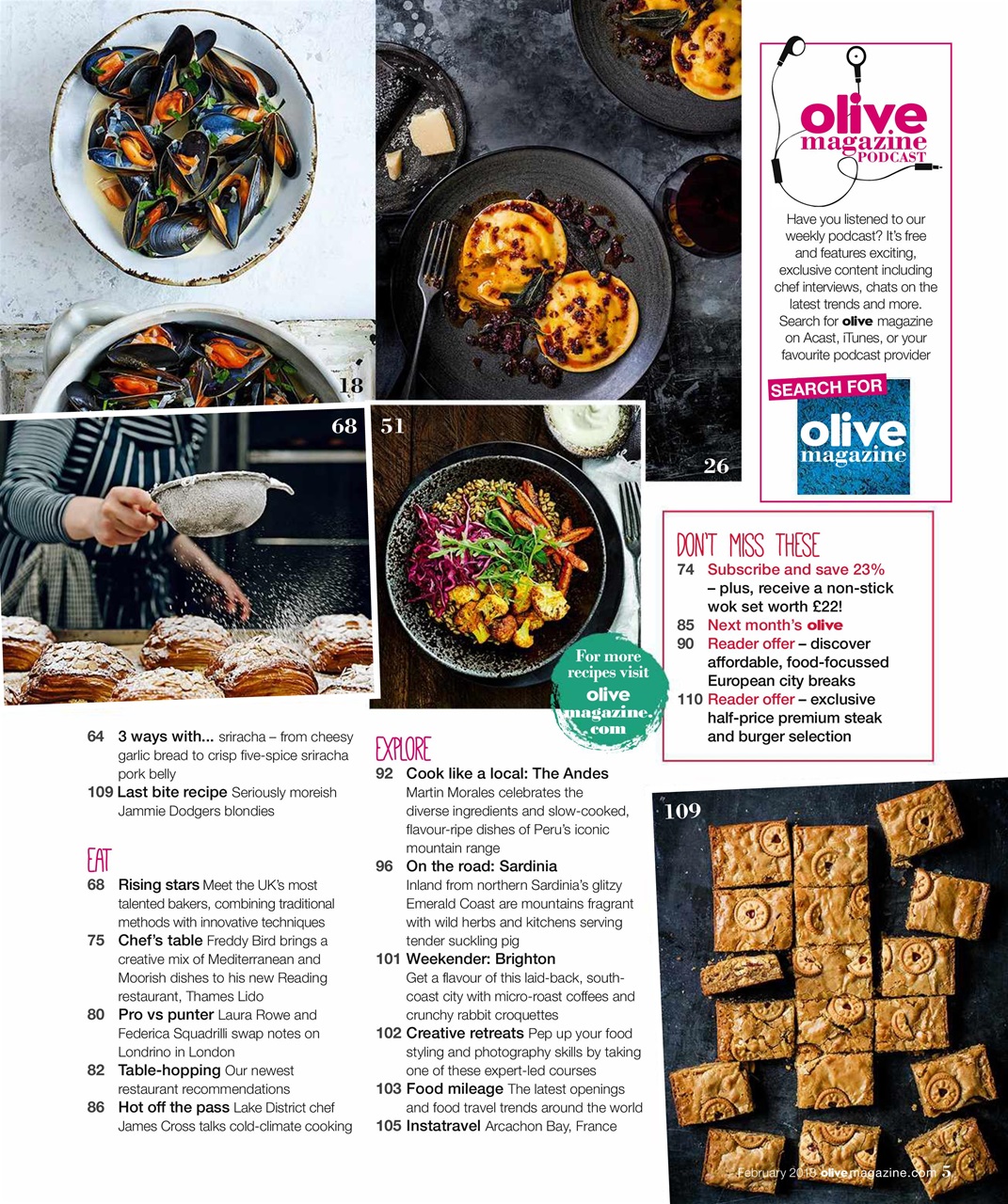 Olive Magazine Preview Pages