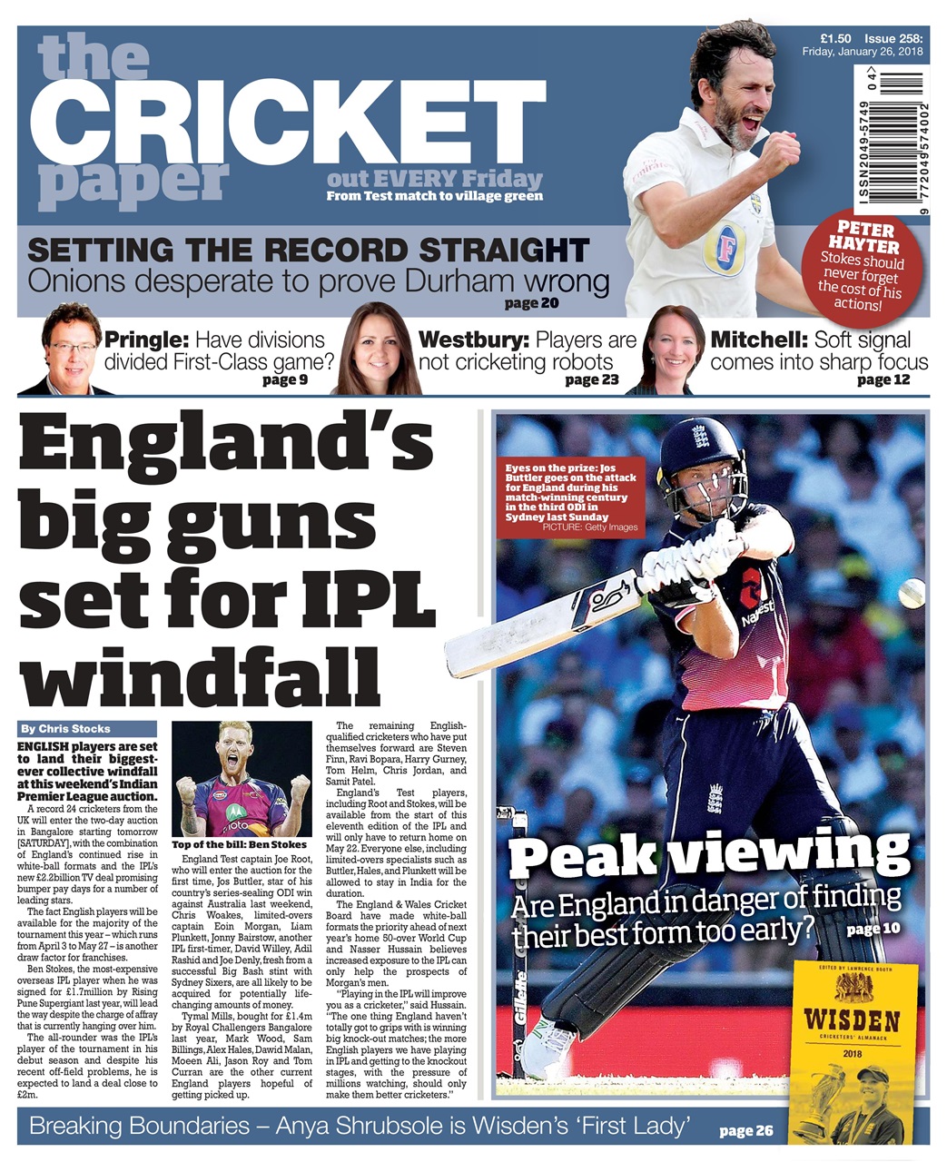 The Cricket Paper Preview Pages