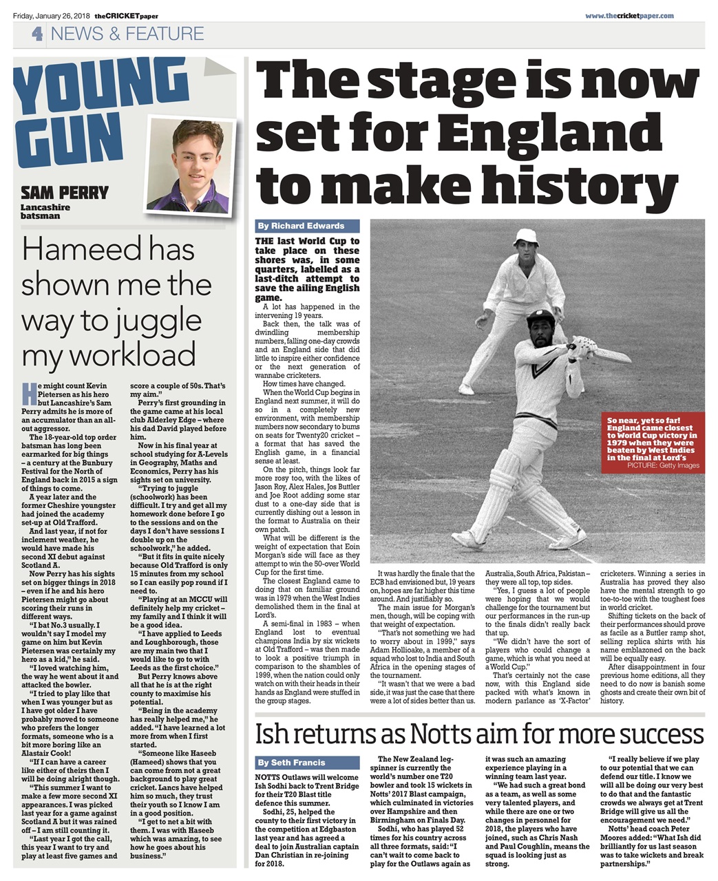 The Cricket Paper Preview Pages