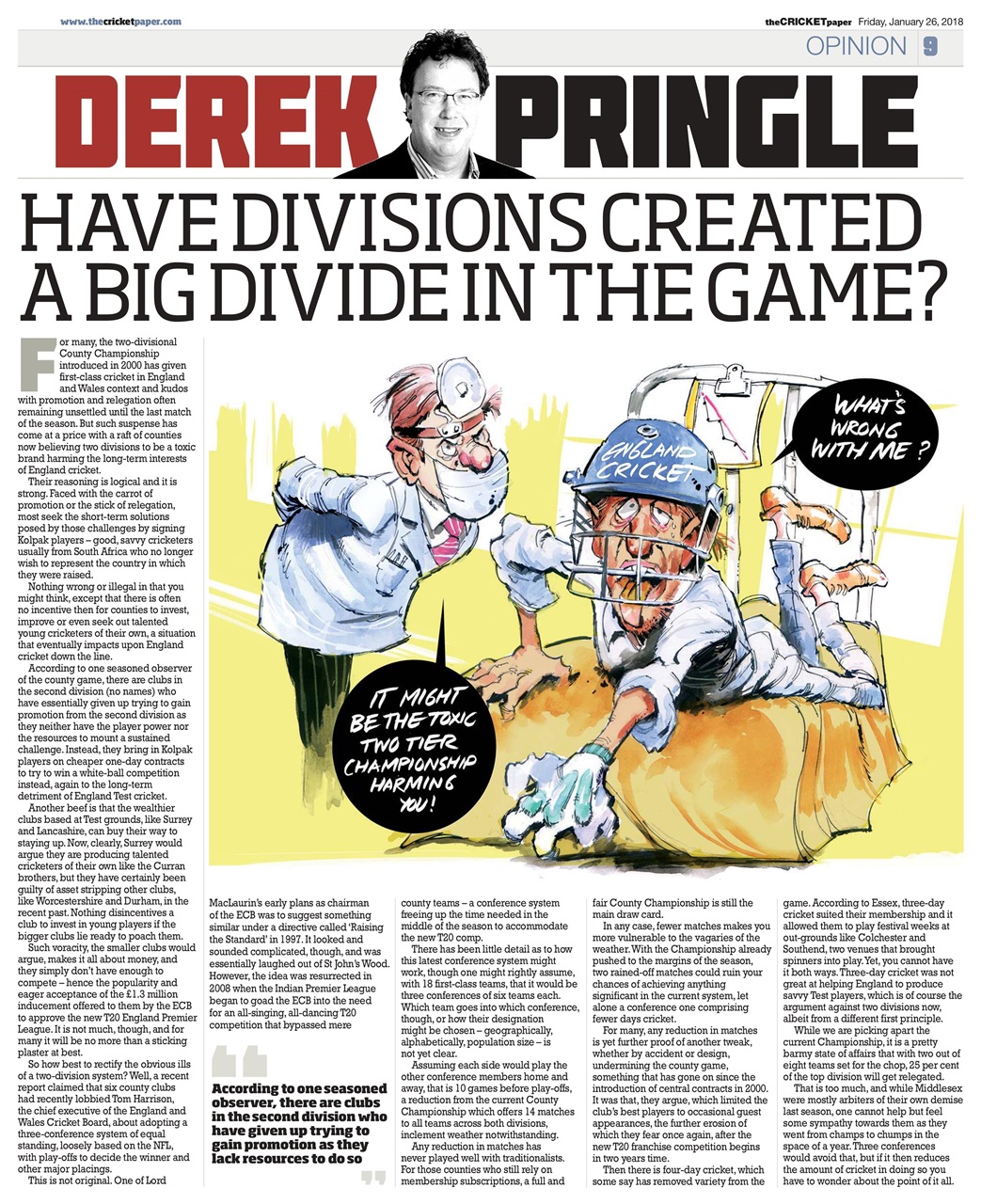 The Cricket Paper Preview Pages