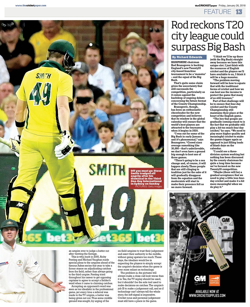 The Cricket Paper Preview Pages