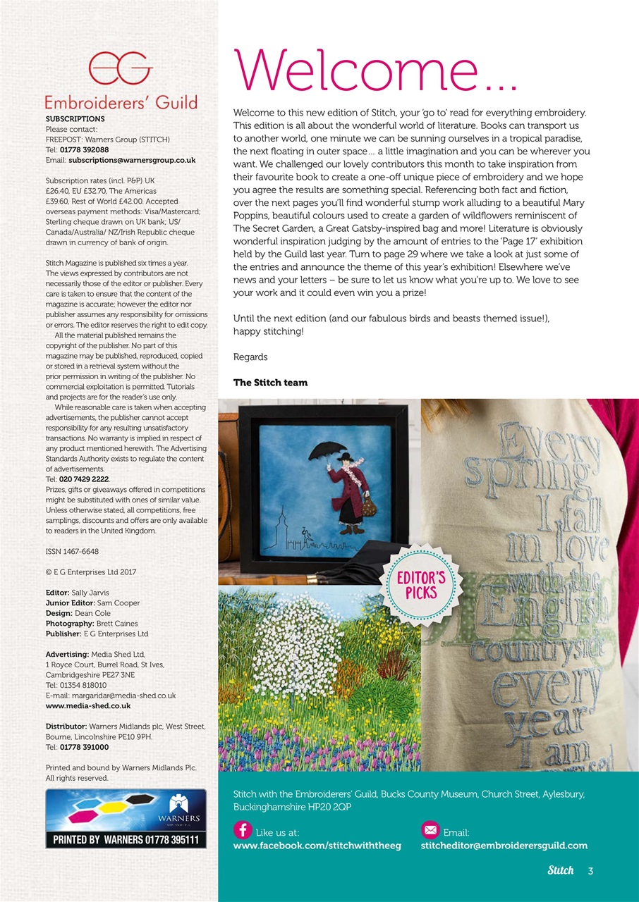 Stitch magazine Preview Pages