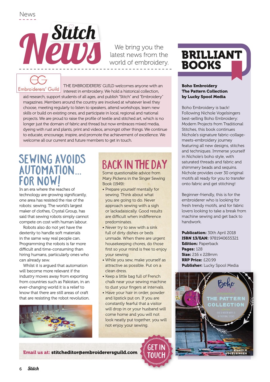 Stitch magazine Preview Pages