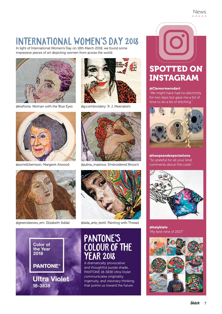 Stitch magazine Preview Pages