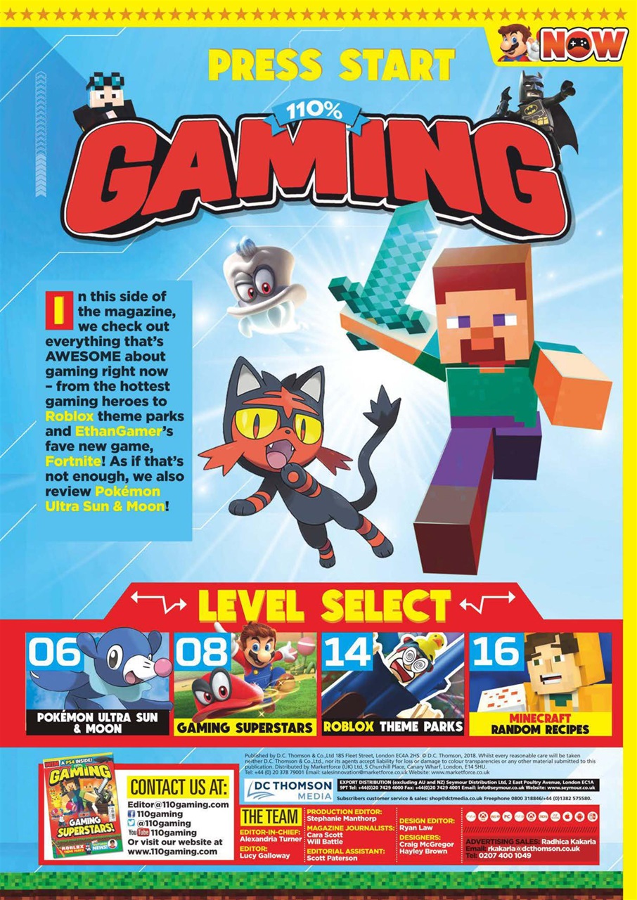 110% Gaming Preview Pages