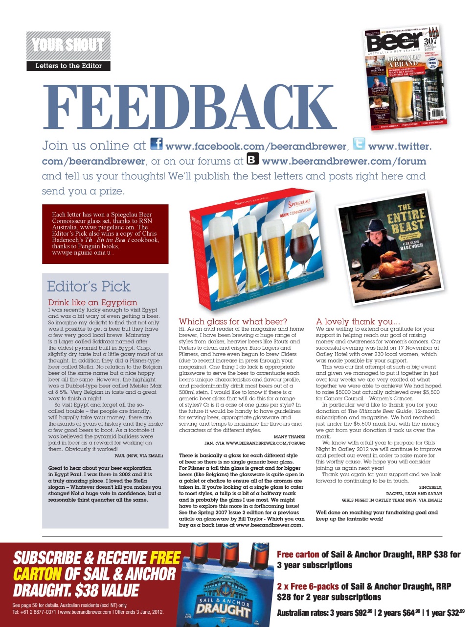 Beer and Brewer Preview Pages