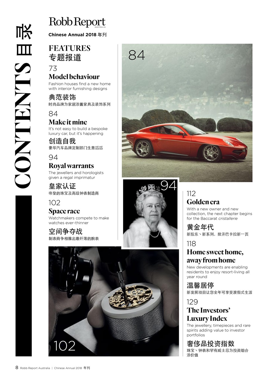 Robb Report Australia & New Zealand Preview Pages