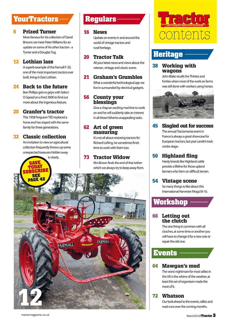 Tractor & Farming Heritage Magazine Preview Pages