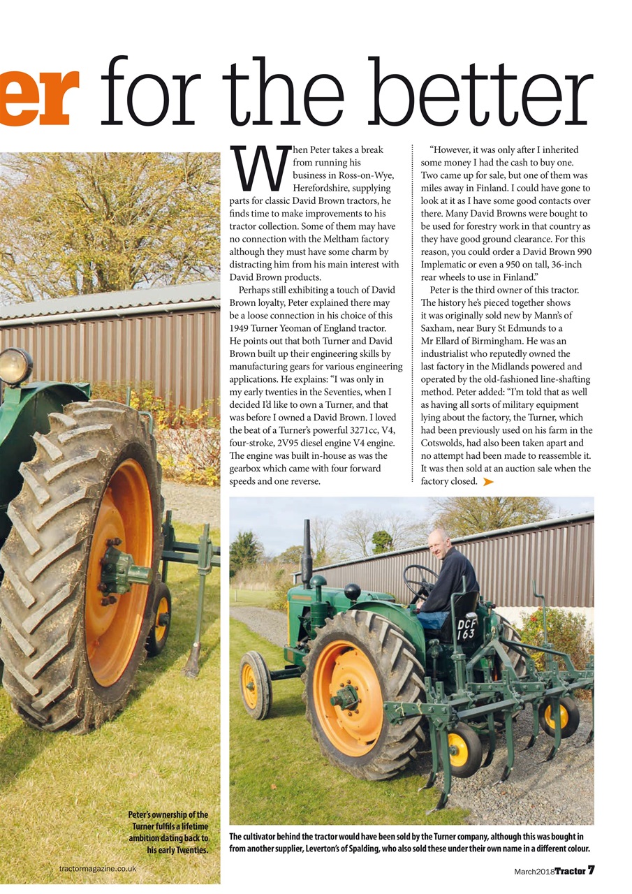Tractor & Farming Heritage Magazine Preview Pages