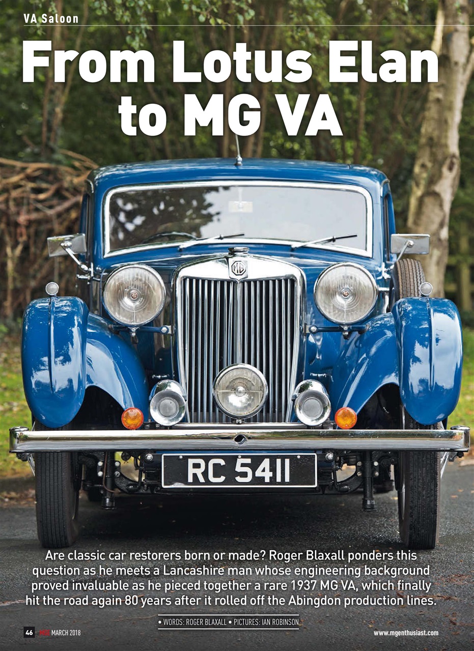 MG Enthusiast Preview Pages