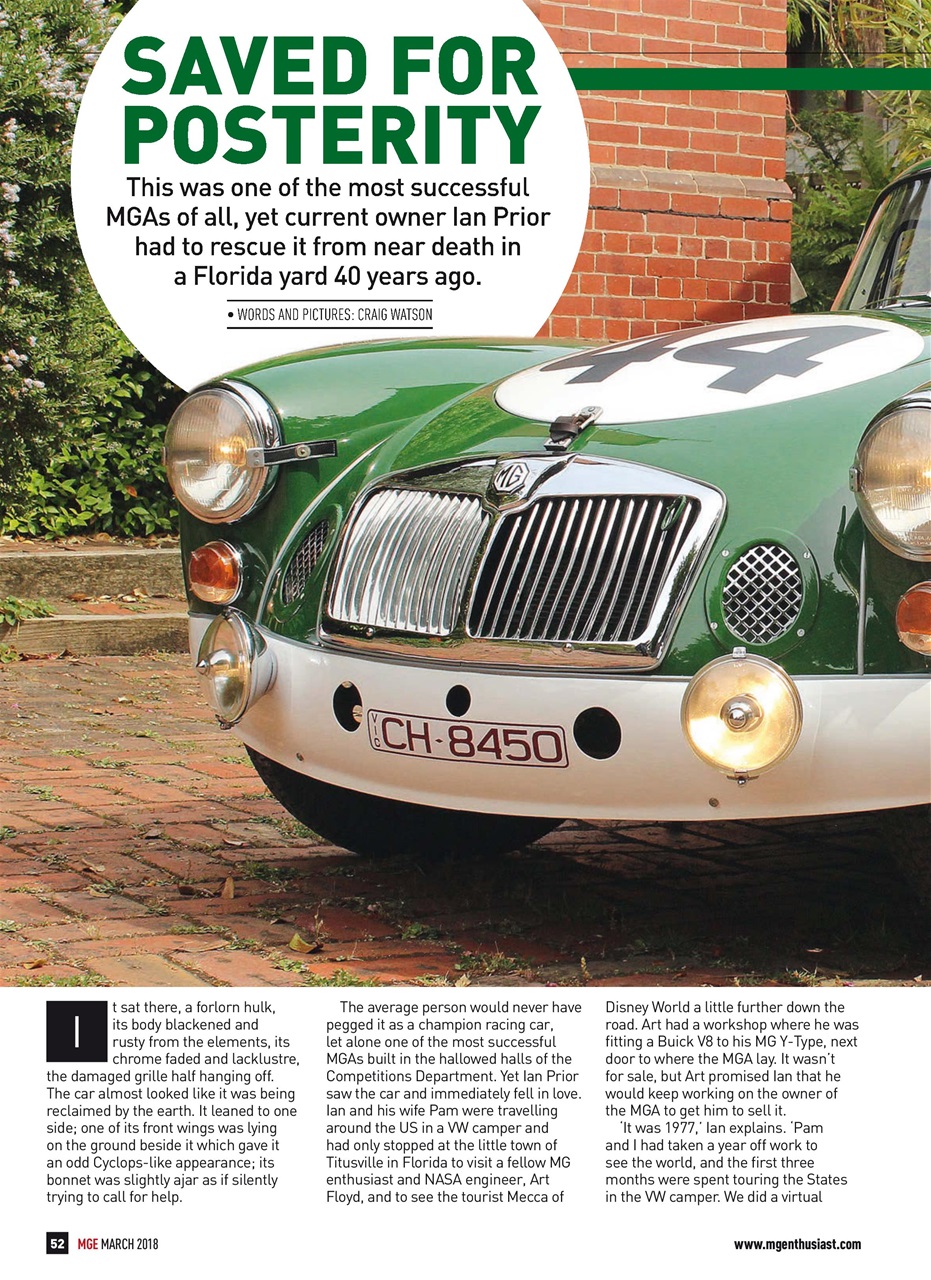 MG Enthusiast Preview Pages