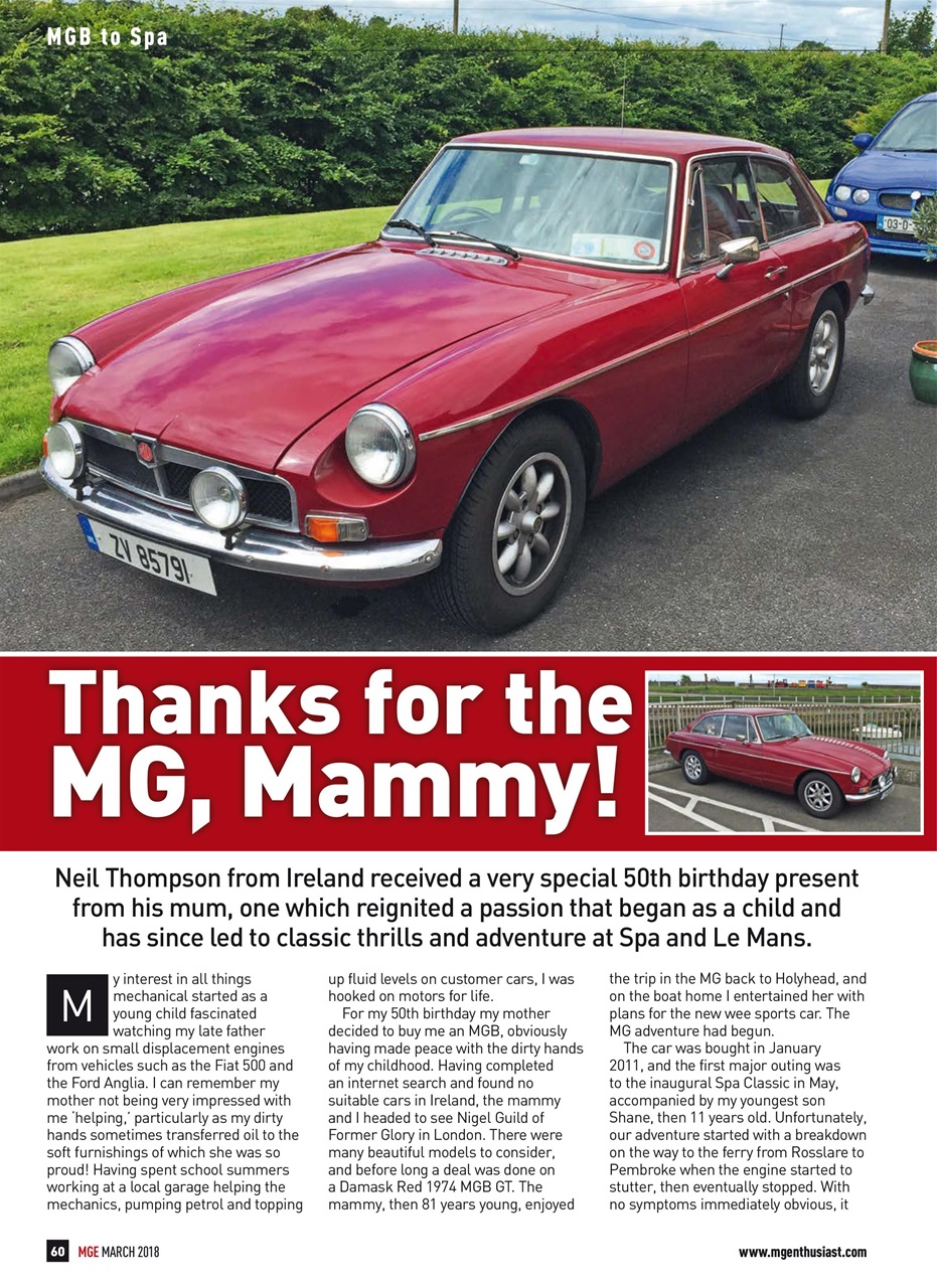 MG Enthusiast Preview Pages