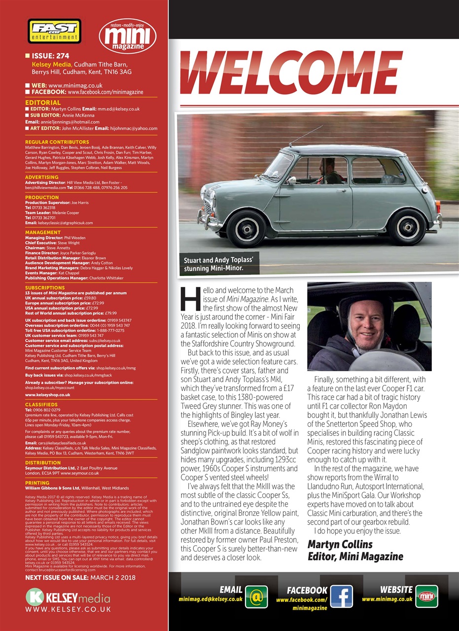 Mini Magazine Preview Pages