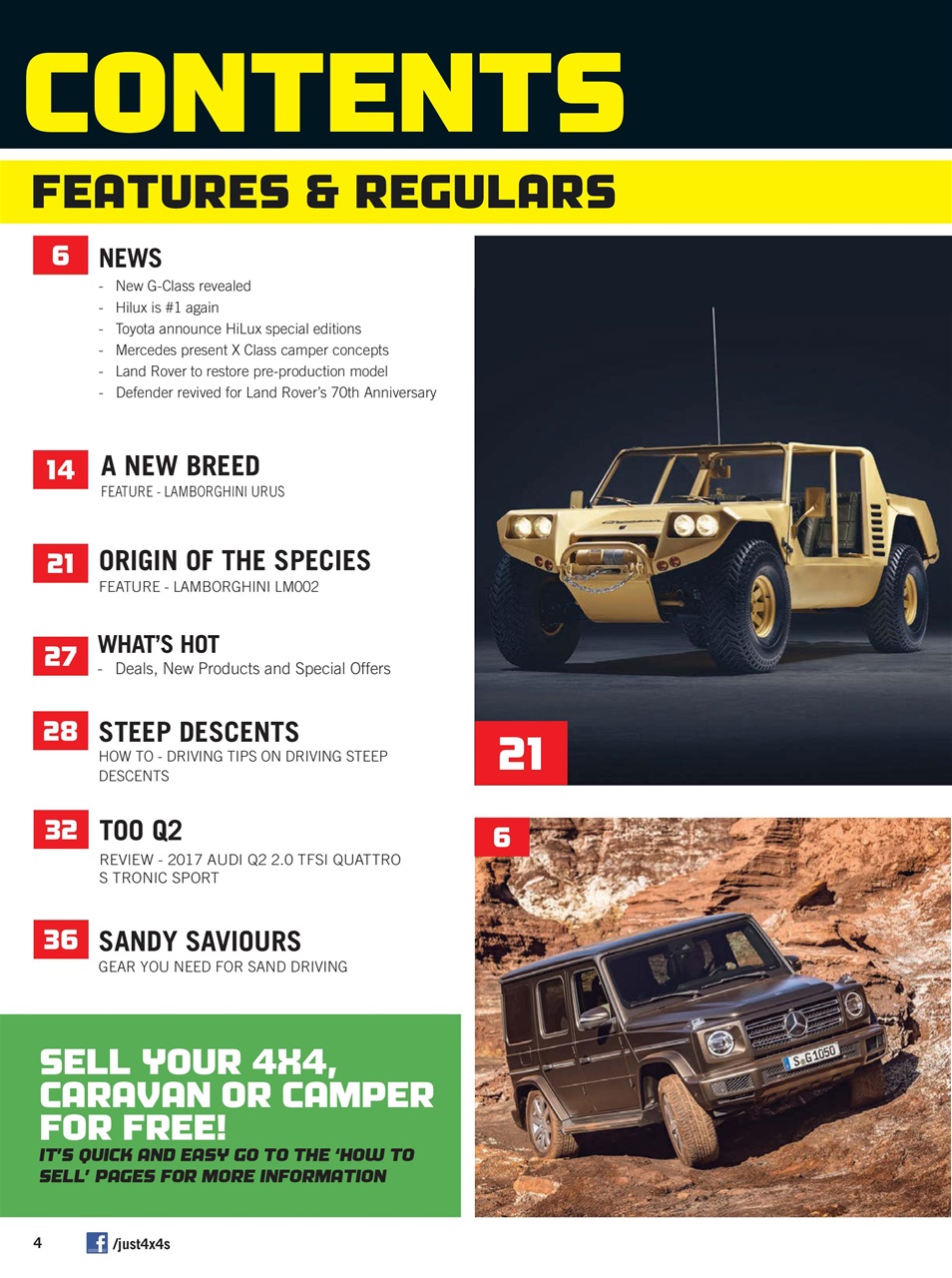 JUST 4X4S Preview Pages