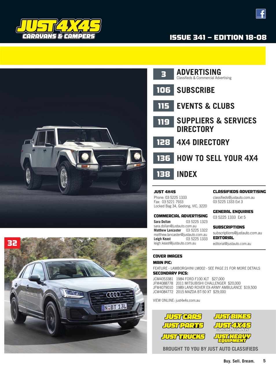 JUST 4X4S Preview Pages