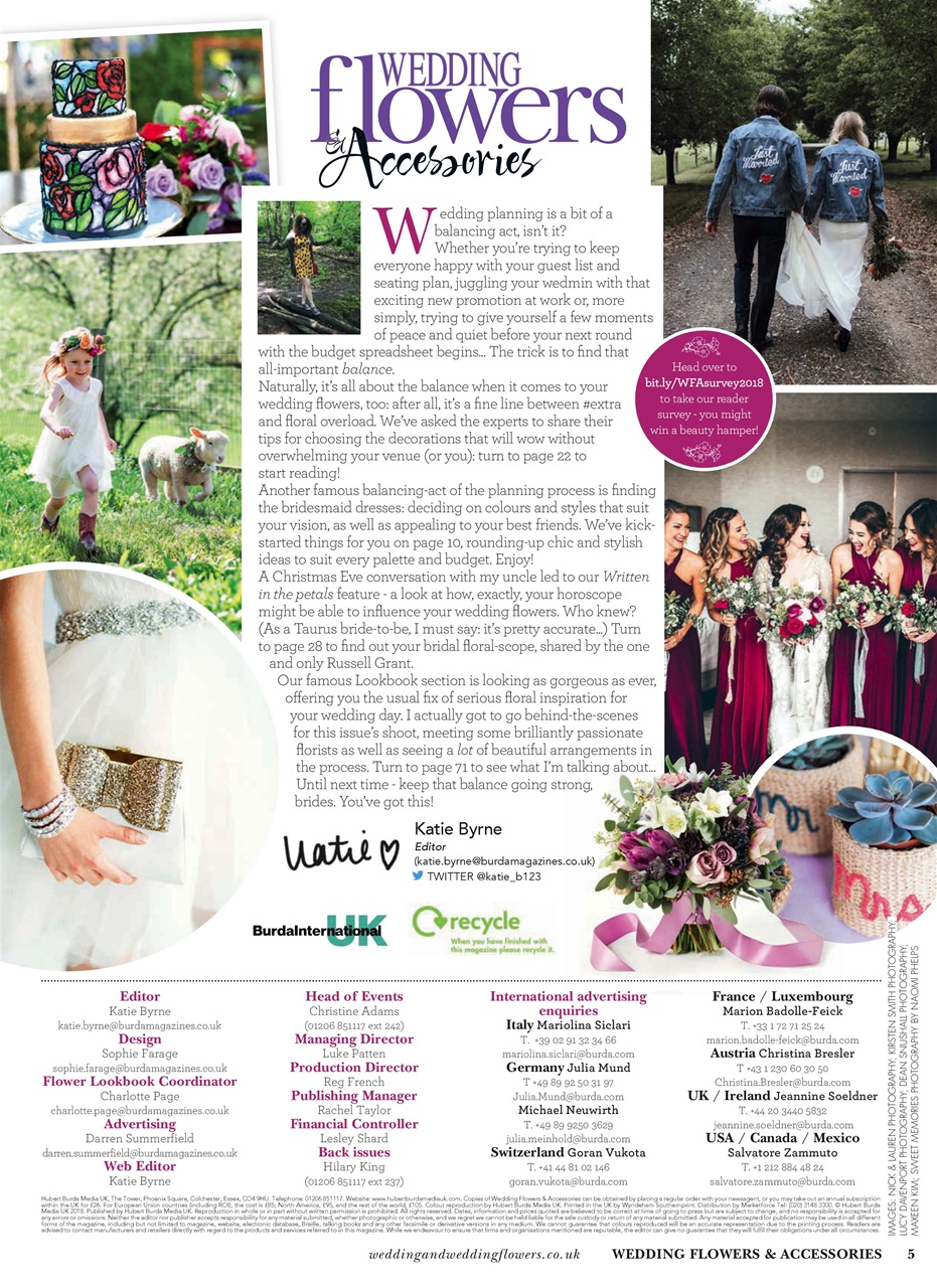 Wedding Flowers Magazine Preview Pages