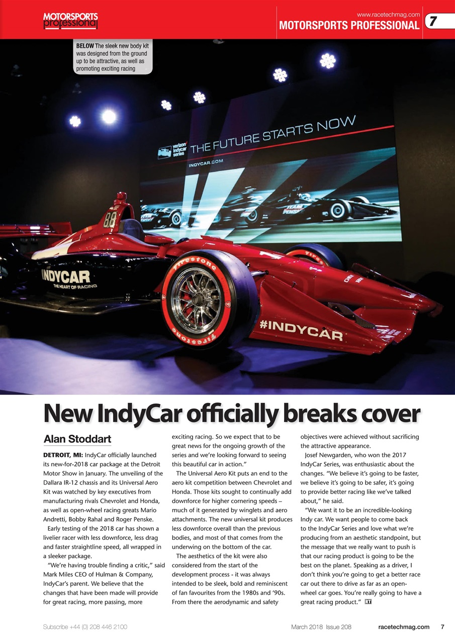 Race Tech Preview Pages