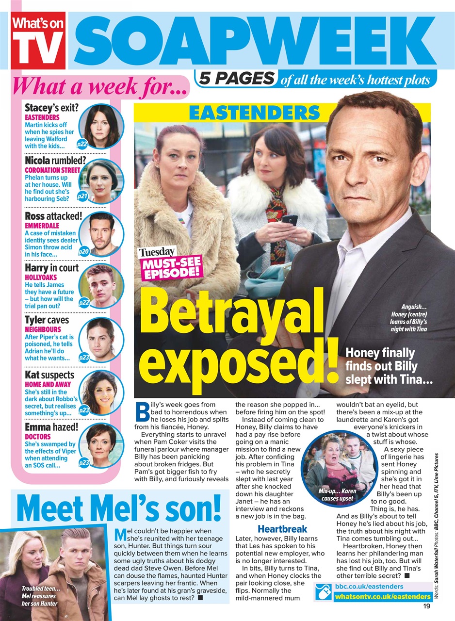 What's on TV Preview Pages