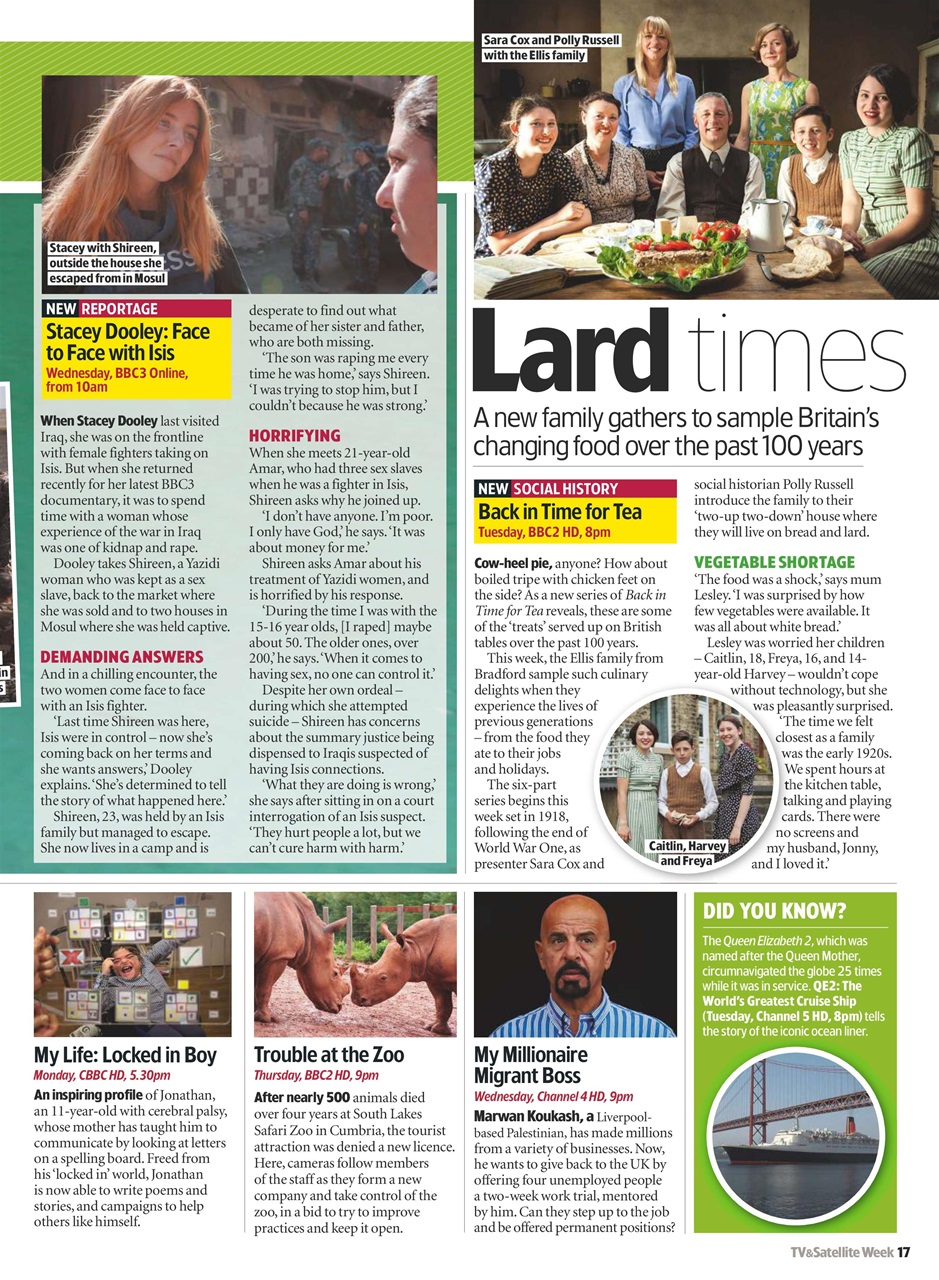 TV & Satellite Week Preview Pages