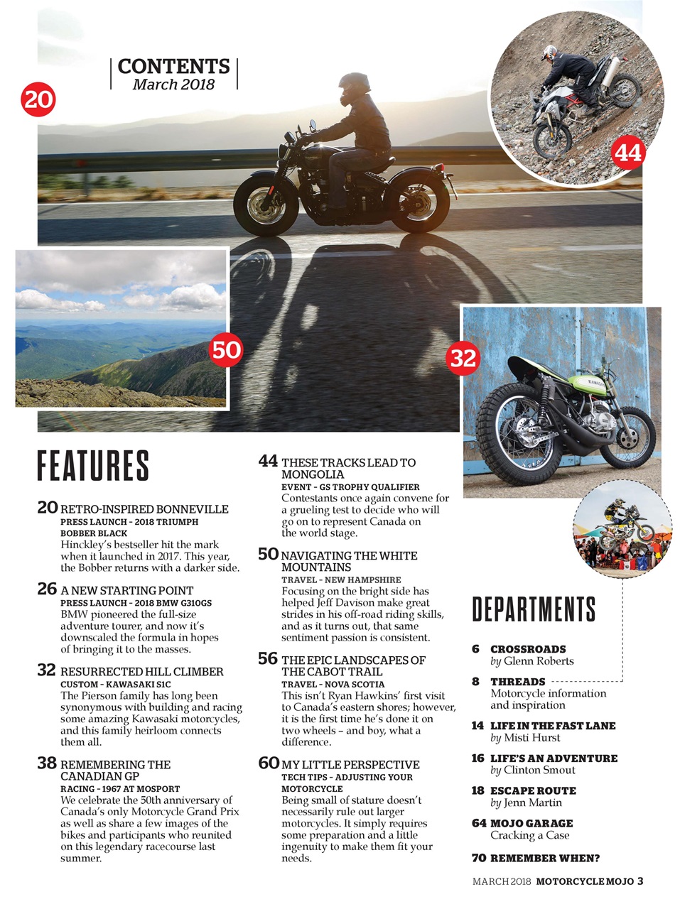 Motorcycle Mojo Preview Pages