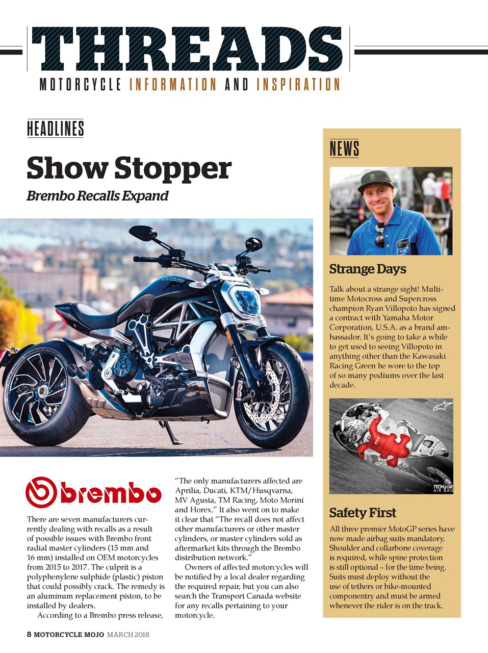 Motorcycle Mojo Preview Pages