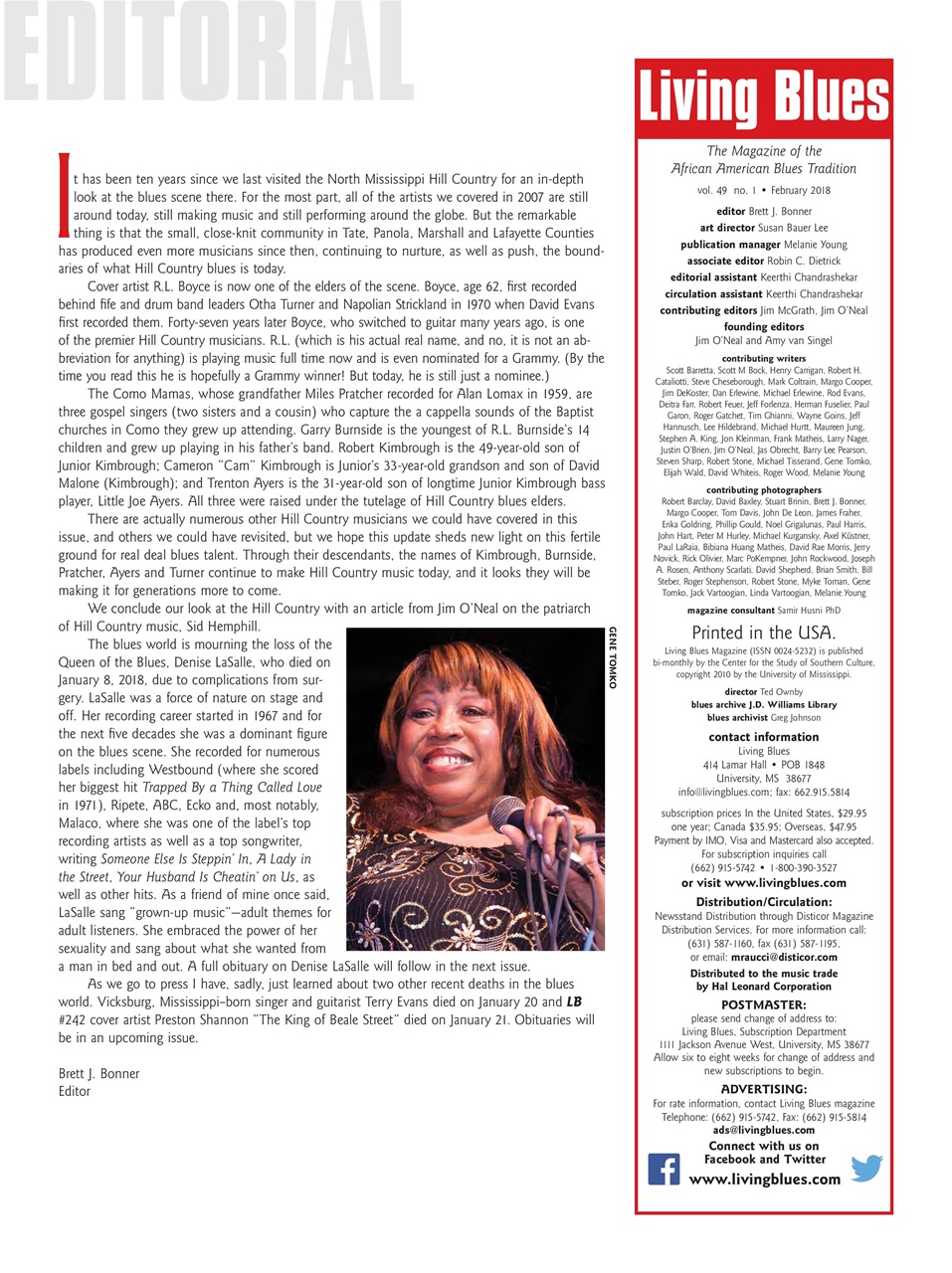 Living Blues Preview Pages