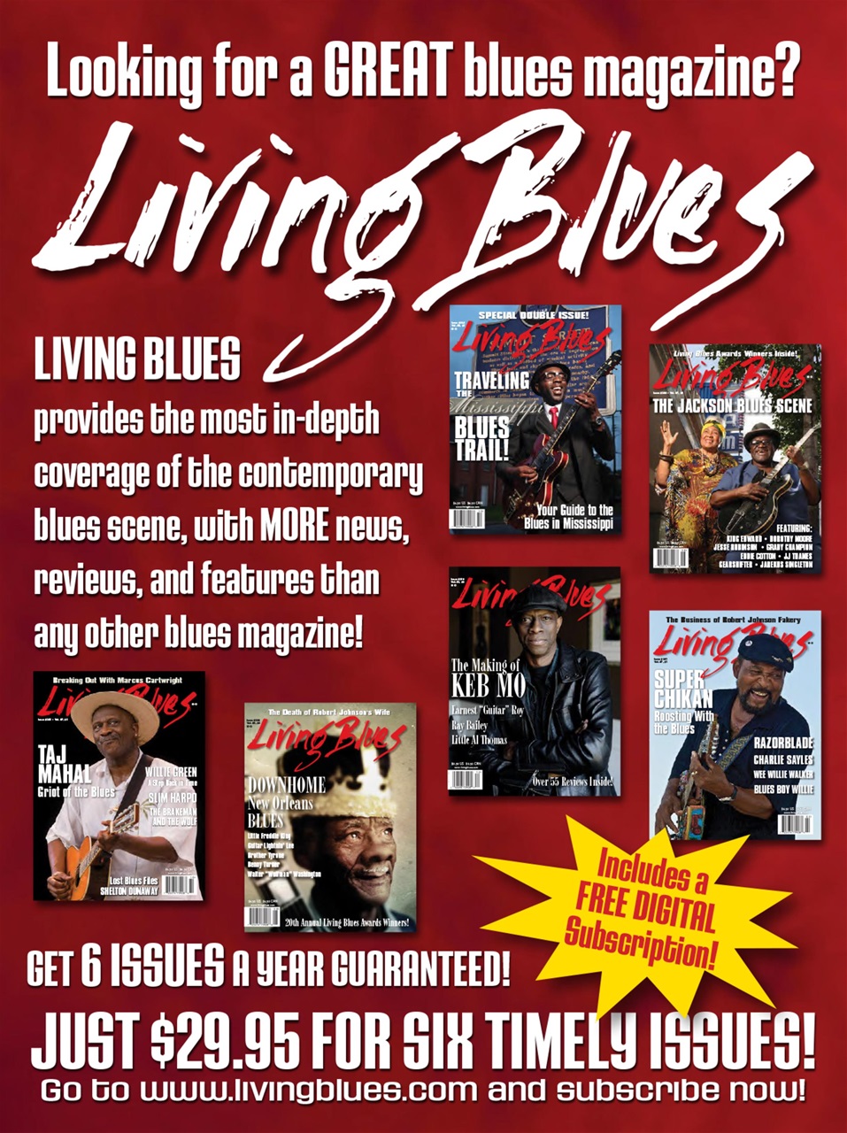 Living Blues Preview Pages